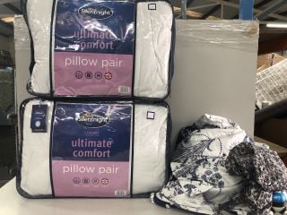 2X ITEMS INCL. SILENTNIGHTS LUXURY COLLECTION ULTIMATE COMFORT PILLOW SET (MPSS02317883) (MPSS02317882)