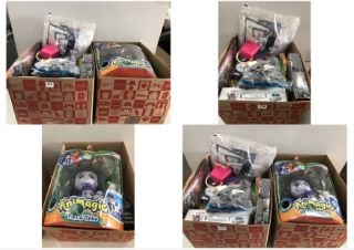 2X BOX OF ITEMS INCL. SIMULATED GAS STATION AND MONSTER HIGH PLAYSET