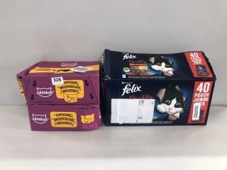 3X ITEMS INCL. WHISKAS CAT FOOD MULTIPACK