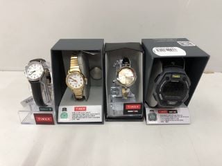 4 X TIMEX WATCHES