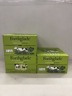 3X BOXES OF FORTHGLADE GRAIN FREE COMPLETE DOG MEAL MULTI PACK (BB:07/24)