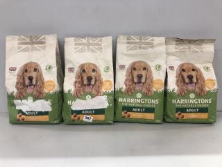 4X HARRINGTONS RICH IN TURKEY ADULT DOG FOOD (BB: 18/09/2025)