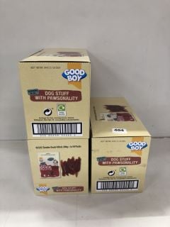 4X BOX OF GOOD BOY TENDER DUCK FILLETS (BB: 21/10/2024)