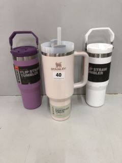 3 X STANLEY TUMBLERS