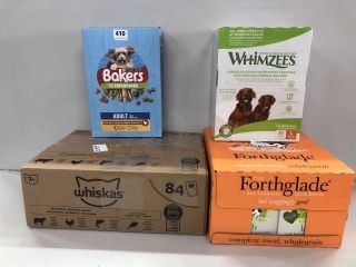 4 X ANIMAL FOOD ITEMS INC PURINA BAKERS ADULT (BB: 12/2025)