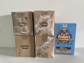 5 X ANIMAL FOOD INC GREENIES (BB: 10/01/25)