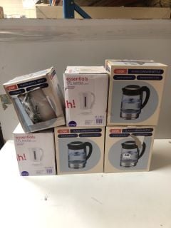 6 X KETTLES INC LOGIK CORDLESS KETTLE