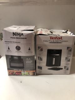 TEFAL EASY FRY & GRILL VISION 2-IN-1 AIR FRYER & GRILL & NINJA FOOD PROCESSOR