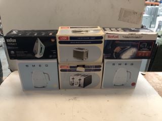 QTY OF ITEMS INC SMEG KETTLES