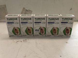 5 X YUMOVE JOINT CARE FOR SENIOR DOGS X120 TABLETS (BB: 04/25)