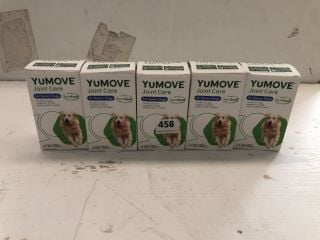 5 X YUMOVE JOINT CARE FOR SENIOR DOGS X120 TABLETS (BB: 08/24)