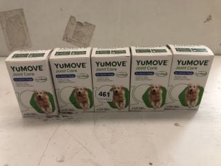 5 X YUMOVE JOINT CARE FOR SENIOR DOGS X120 TABLETS (BB: 08/24)