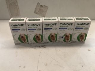 5 X YUMOVE JOINT CARE FOR SENIOR DOGS X120 TABLETS (BB: 08/24)