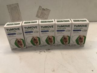 5 X YUMOVE JOINT CARE FOR SENIOR DOGS X120 TABLETS (BB: 08/24)