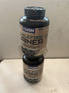 2 X USN WHOLEFOOD GAINER ALL IN ONE PRECISION LEAN GAINER NUTRITION SHAKE (BB:27/10/24)