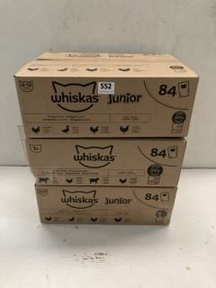 3 X PACKS OF WHISKAS (BB: 28/12/25)