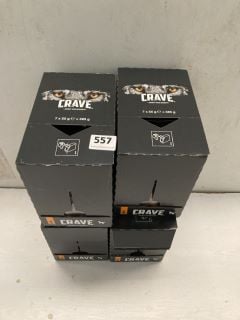 4 X CRAVE PROTEIN STRIPS (BB: 20/10/2024)