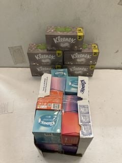 QTY OF KLEENEX BOXED TISSUES