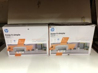 2X HP DESKJET 2710E PRINTERS