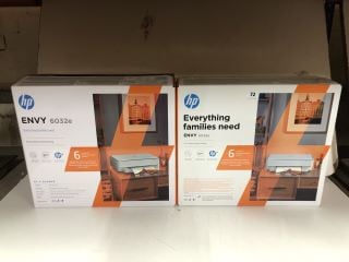 2X HP ENVY 6032E PRINTER