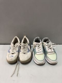 2 X TRAINERS INC VANS UK SIZE:5