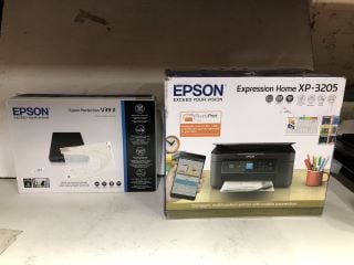 2X EPSON PRINTER INCL. EPSON EXPRESSION HOME XP-3205 PRINTER