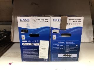 2X EPSON PRINTERS INCL. EPSON HOME XP-3205 PRINTER