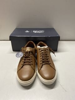 PAIR OF PENGUIN PAXTON TRAINERS - SIZE UK 9