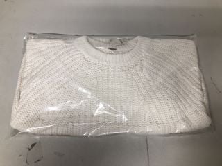 TAKE ME HOME DESIGNER SWEATER IN IVORY - SIZE M - RRP £140