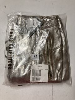 NICHOLAS K DESIGNER BILL PANTS IN SILVER - SIZE UK 12 - RRP $748