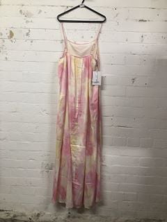 WOMEN'S DESIGNER DRESS IN PINK MULTI - SIZE UK 10 - RRP £145