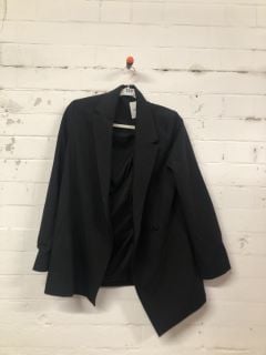 SAMSOE DESIGNER BLAZER JACKET IN BLACK - SIZE S - RRP £290