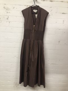 WOMEN'S DESIGNER DRESS IN BROWN - SIZE M - RRP £148