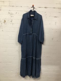 WOMEN'S DESIGNER DRESS IN BLUE - SIZE L - RRP £148