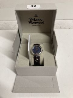 VIVIENNE WESTWOOD TIME MACHINE DESIGNER WATCH - MODEL - VV108SLDBL