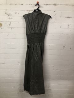 WOMEN'S DESIGNER DRESS IN DARK GREY - SIZE S