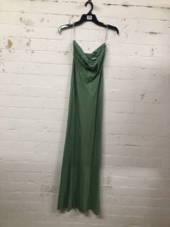 WOMEN'S DESIGNER DRESS IN LIGHT GREEN - SIZE UK 8 - RRP £128