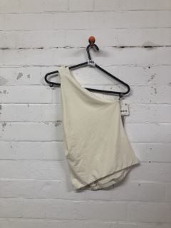 TOAST SWIM DESIGNER ONE PIECE TOP IN MERINGUE - SIZE M - RRP $100