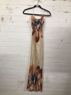 WOMEN'S DESIGNER DRESS IN FLORAL MULTI - SIZE UK 6 - RRP £138