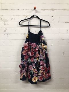 WOMEN'S DESIGNER DRESS IN FLORAL MULTI - SIZE XL - RRP £280