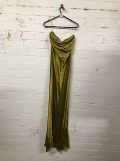 WOMEN'S DESIGNER DRESS IN CHARTRUESE - SIZE UK 8 - RRP £138