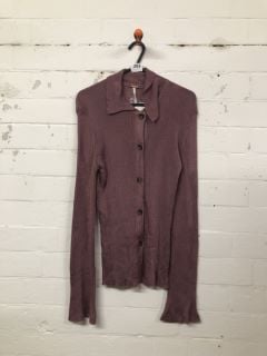 WOMEN'S DESIGNER SHIRT IN MAUVE - SIZE S - RRP $98