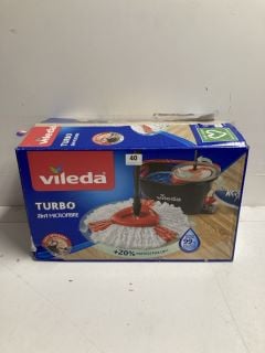 VILEDA TURBO 2 IN 1 MICROFIBRE MOP & BUCKET SET