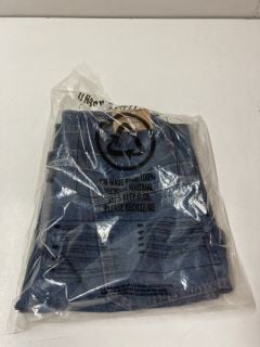 MAJOR LEAGUES MID RISE DESIGNER JEANS IN INDIGO - SIZE 24 - RRP £118