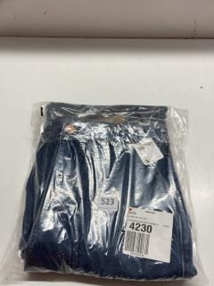 MAJOR LEAGUES MID RISE JEANS IN INDIGO - SIZE 30 - RRP $128