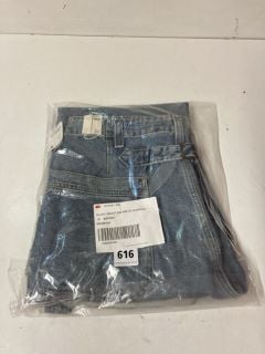 MAJOR LEAGUES MID RISE JEANS IN BLUE SIZE 30 RRP: £118