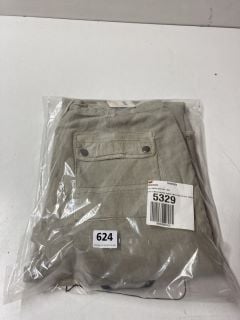 LAST TIME STACKED CARGO TROUSERS IN GREY SIZE US 0 RRP: $198