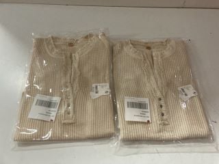 2 X COLT TOP IN IVORY SIZE XS RRP EACH: £58