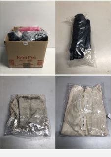 BOX OF PREMIUM DESIGNER CLOTHING IN VARIOUS SIZES & DESIGNS - APPROX RRP £250