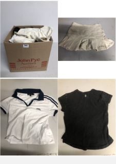 BOX OF PREMIUM DESIGNER CLOTHING IN VARIOUS SIZES & DESIGNS - APPROX RRP £250